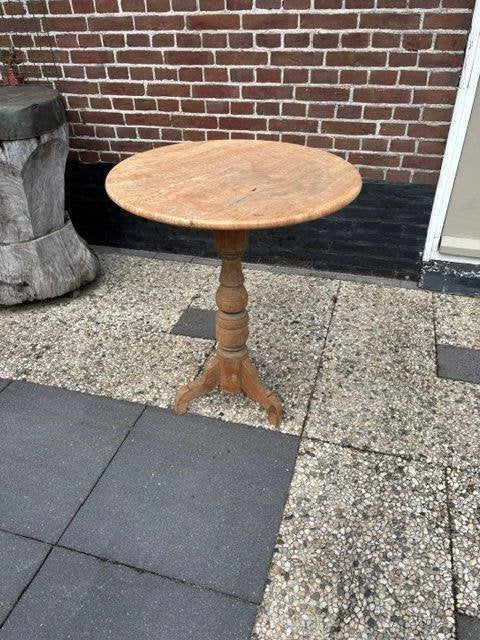 klein rond tafeltje met marmeren blad, Ophalen