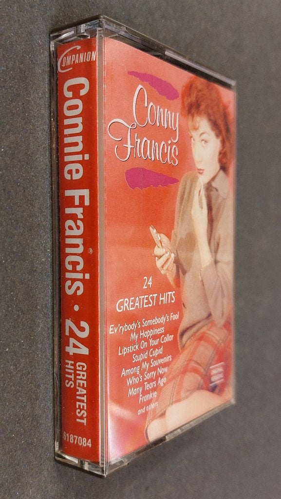 Conny Francis CASSETTE Connie 24 Greatest Hits, Gebruikt, Verzenden, Connie Francis, 1 bandje