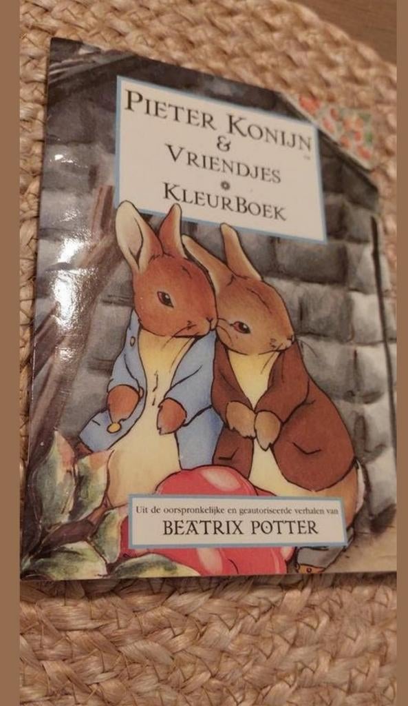 BROCANT vintage KLEUR-BOEKJE PIETER KONIJN BEATRIX POTTER, Ophalen of Verzenden