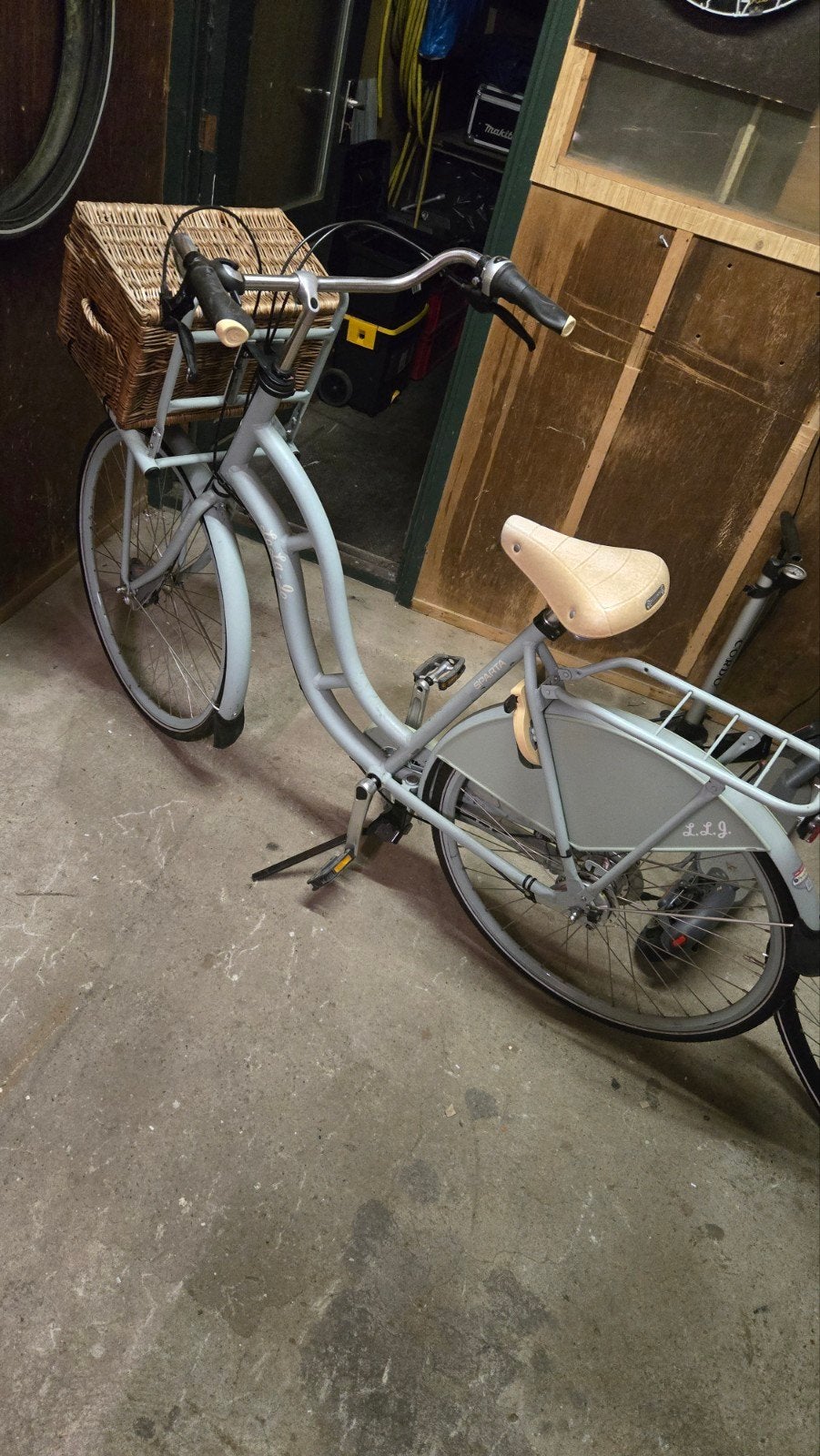Sparta La-La-Lo damesfiets met mandje, Ophalen, Terugtraprem, Sparta, 50 tot 53 cm