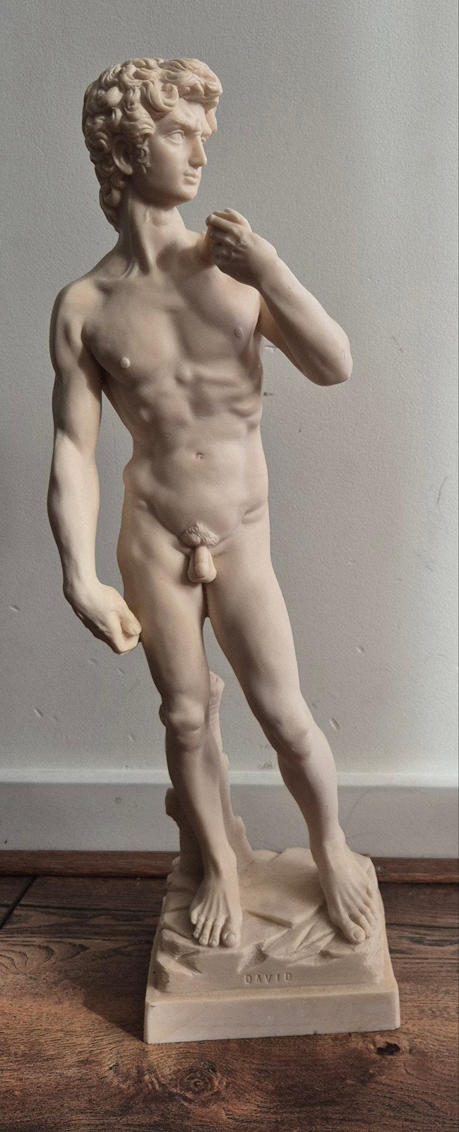 David Beeld, Antiek en Kunst, Ophalen, Gips, 50 - 100 cm, Handgemaakt