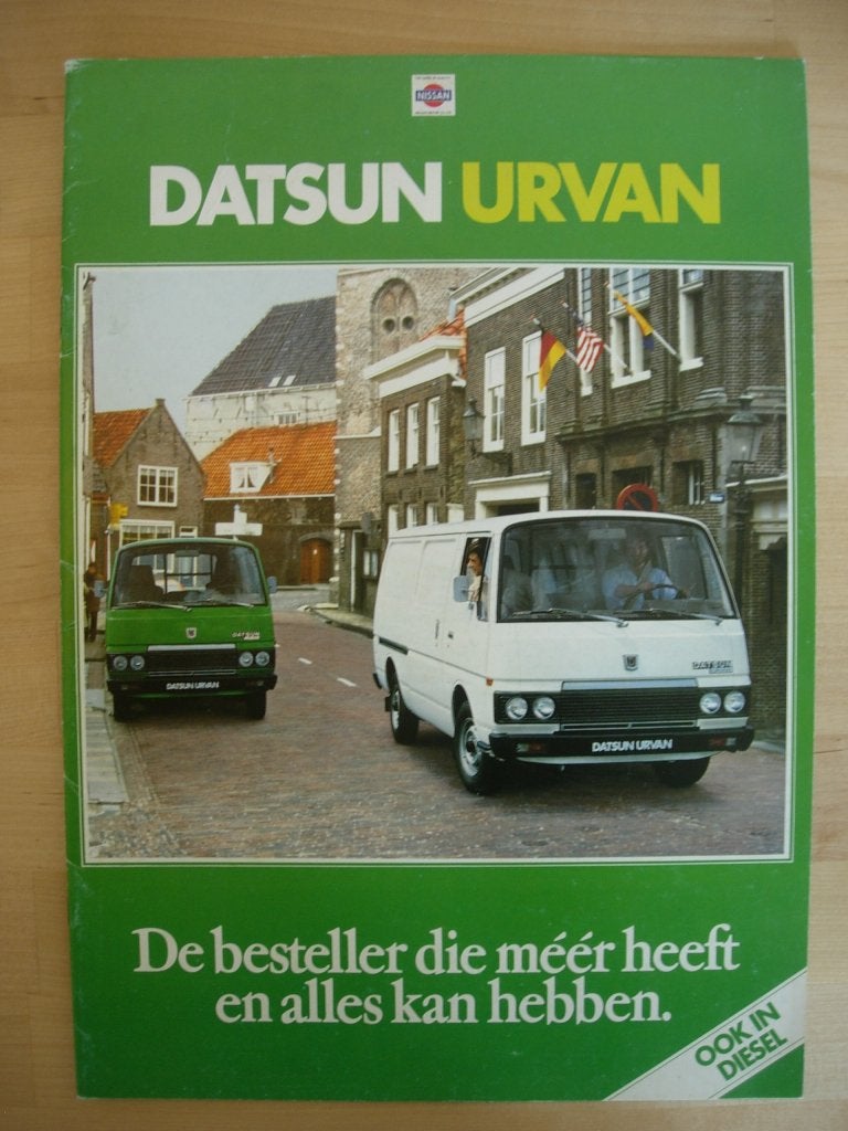 Datsun Urvan Brochure 1982 - Nissan, Zo goed als nieuw, Nissan, Datsun, Ophalen of Verzenden