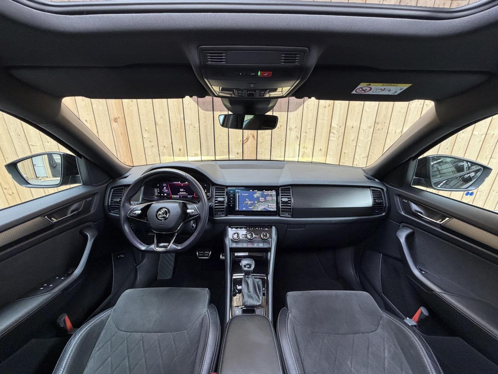 Skoda Kodiaq 1.5 TSI Sportline Business 7 persoons Automaat, Auto's, Euro 6, 4 cilinders, 150 pk, Zwart