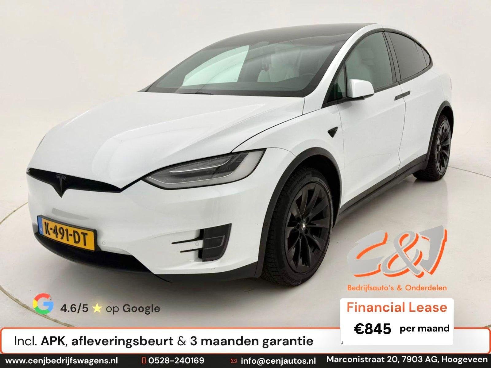 Tesla Model X Long Range Raven l Dual Motor l AWD l 100KWh l, Auto's, Tesla, Model X, Gebruikt, 100 kWh, 124 €/maand