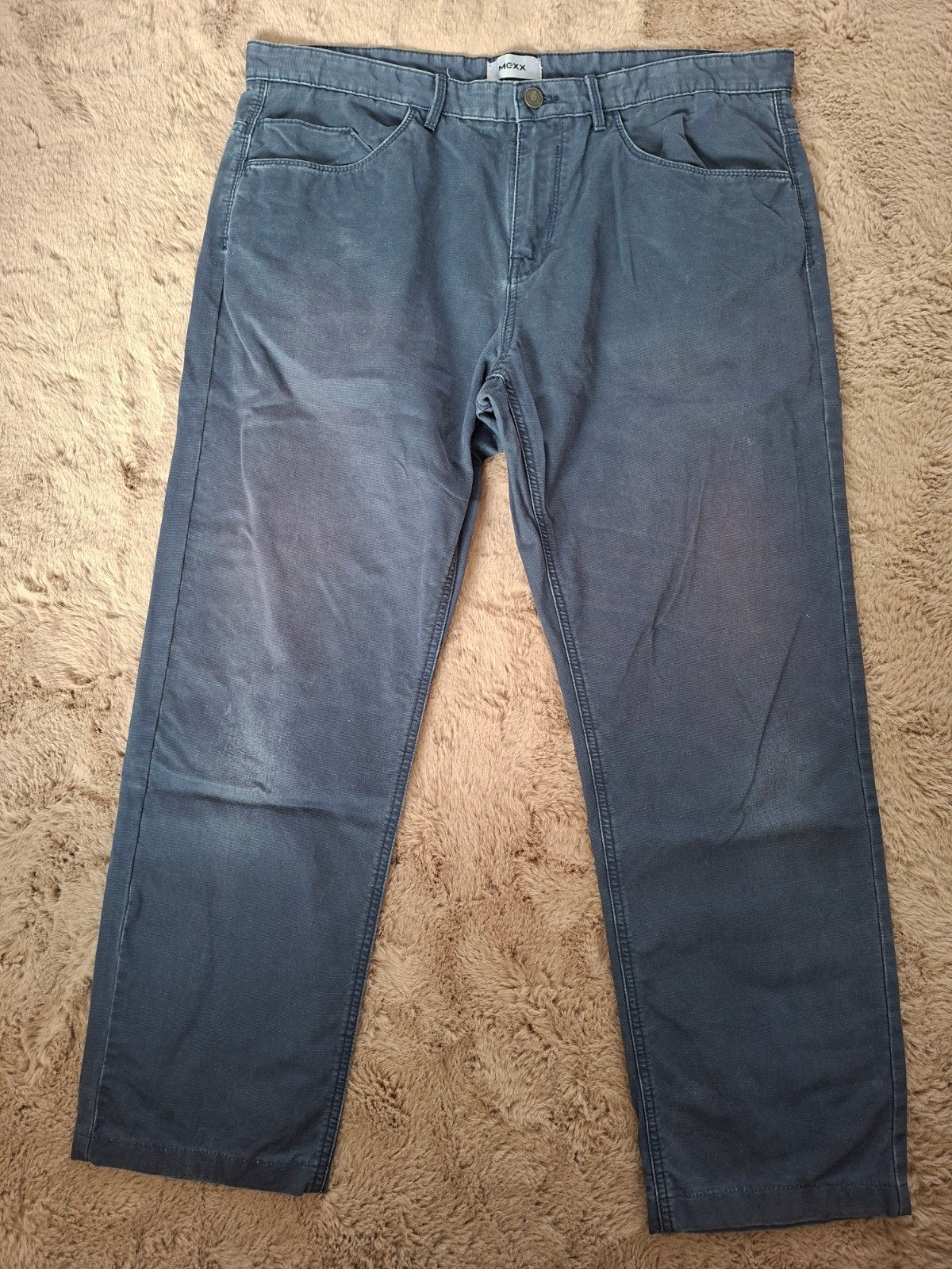 Herenkleding herenbroek  langbroek mexx, Blauw, Overige maten, Gedragen, Ophalen
