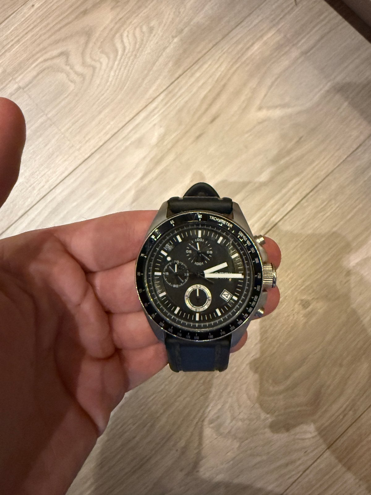 Fossil horloge - Zeer goede staat, Overige merken, Leer, Staal, Polshorloge