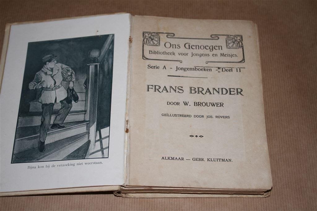Frans Brander. Brouwer. Kluitman 1e dr. 1918., Boeken, Ophalen of Verzenden, Gelezen