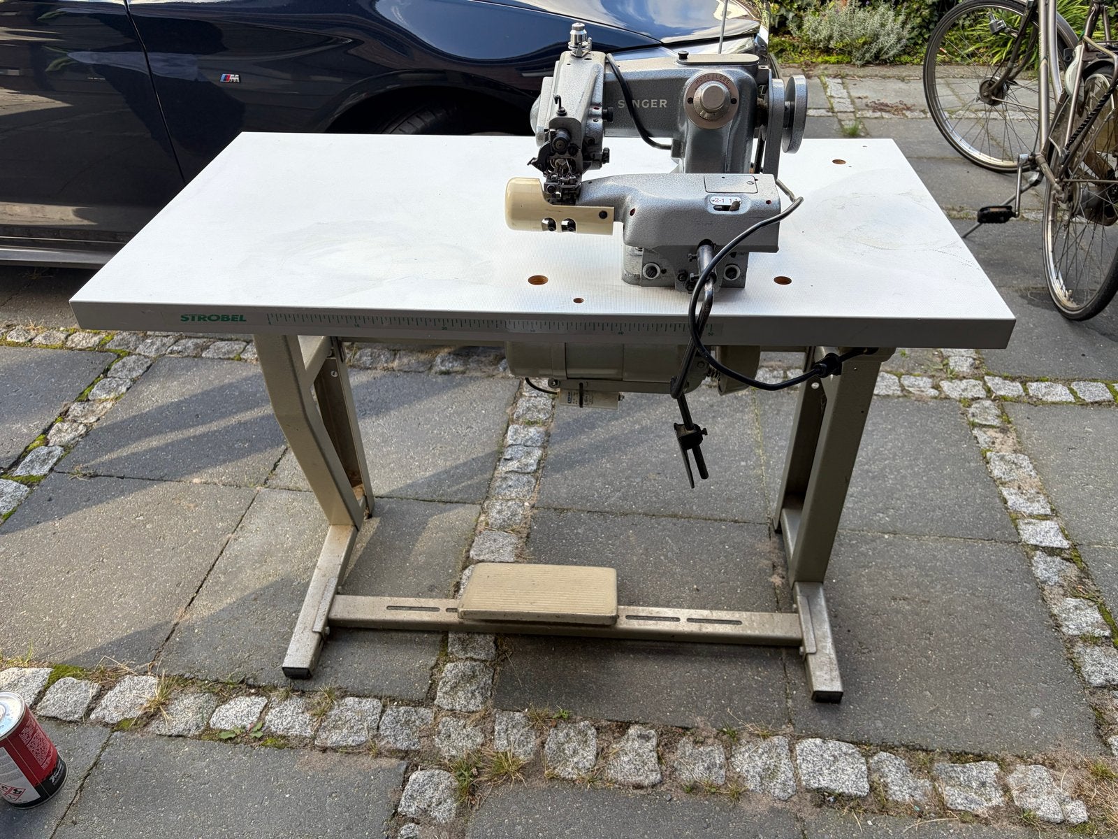 Singer Blindsteekmachine 6D - Industrieel, Ophalen, Gebruikt, Singer, Naaimachine