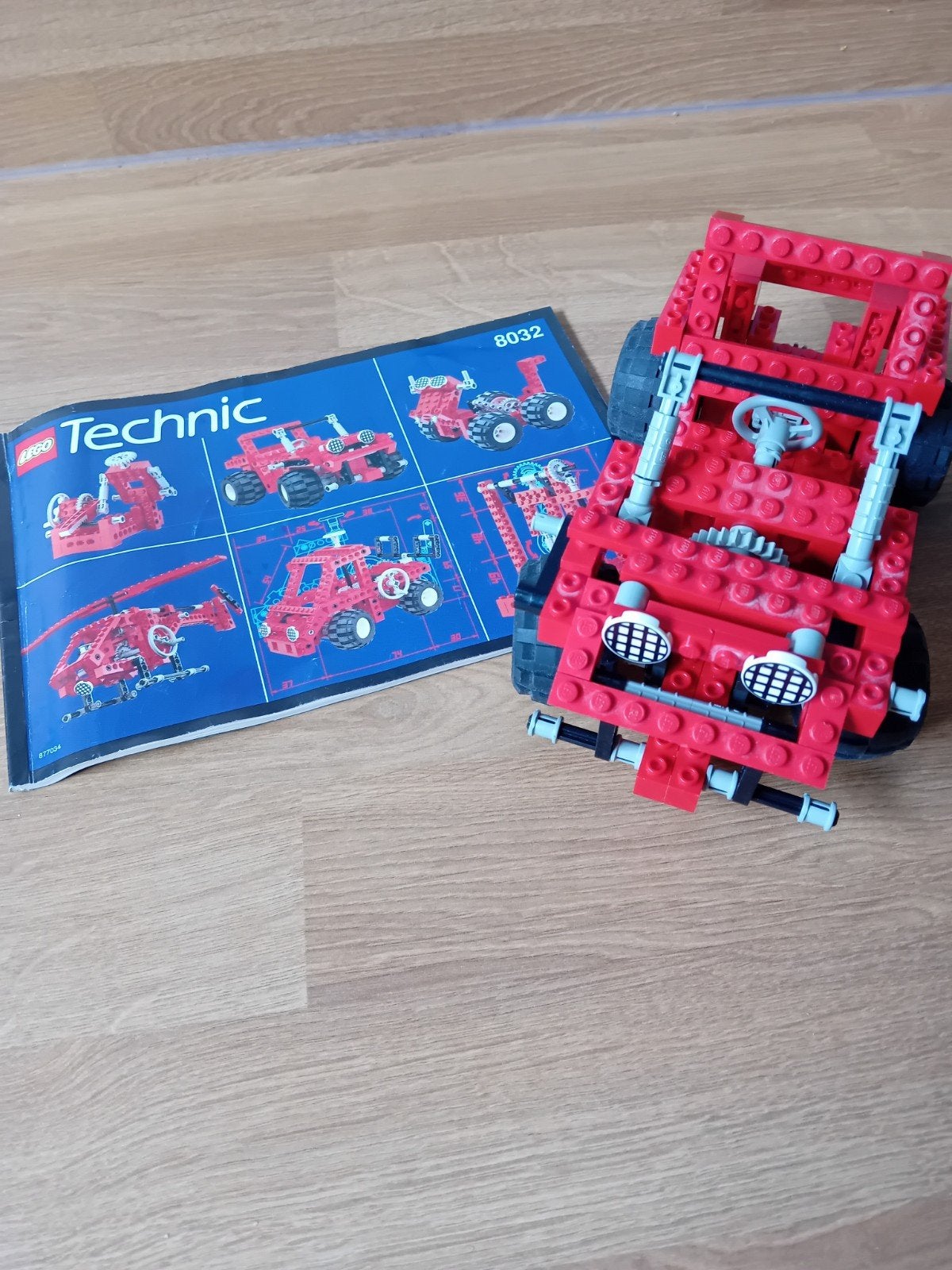 Lego Technic 8032 met handleiding, Ophalen of Verzenden, Gebruikt, Overige merken