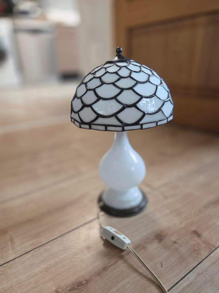 Tiffany glas in lood lamp, Ophalen, Gebruikt, Glas, Minder dan 50 cm