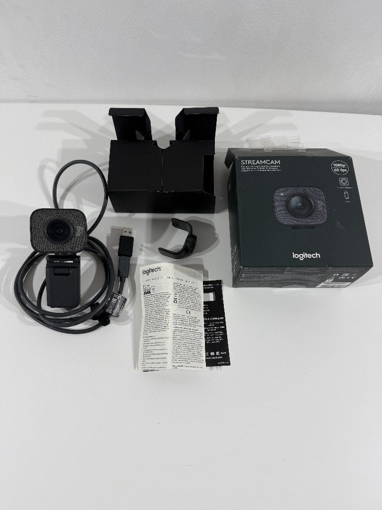 Logitech StreamCam Full HD 1080p 60fps Webcam | Nieuwstaat, Computers en Software, Webcams, Zo goed als nieuw, Bedraad, MacOS