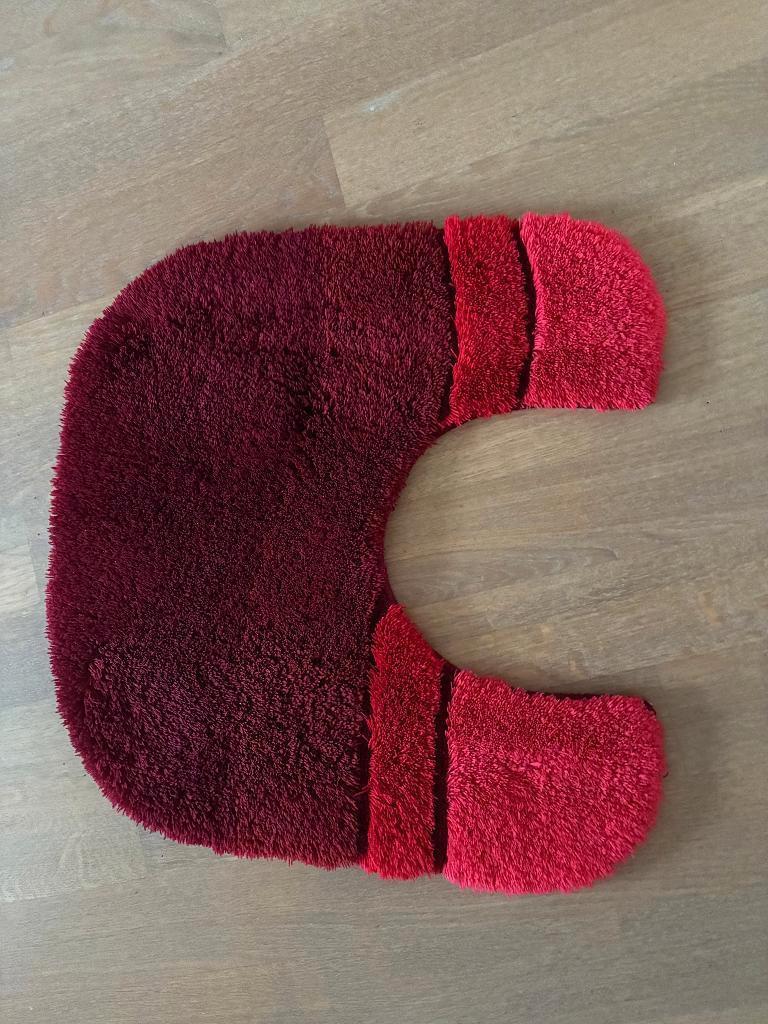 Toiletmat Kleine Wolke Siesta rood, Ophalen of Verzenden, Gebruikt, Rood