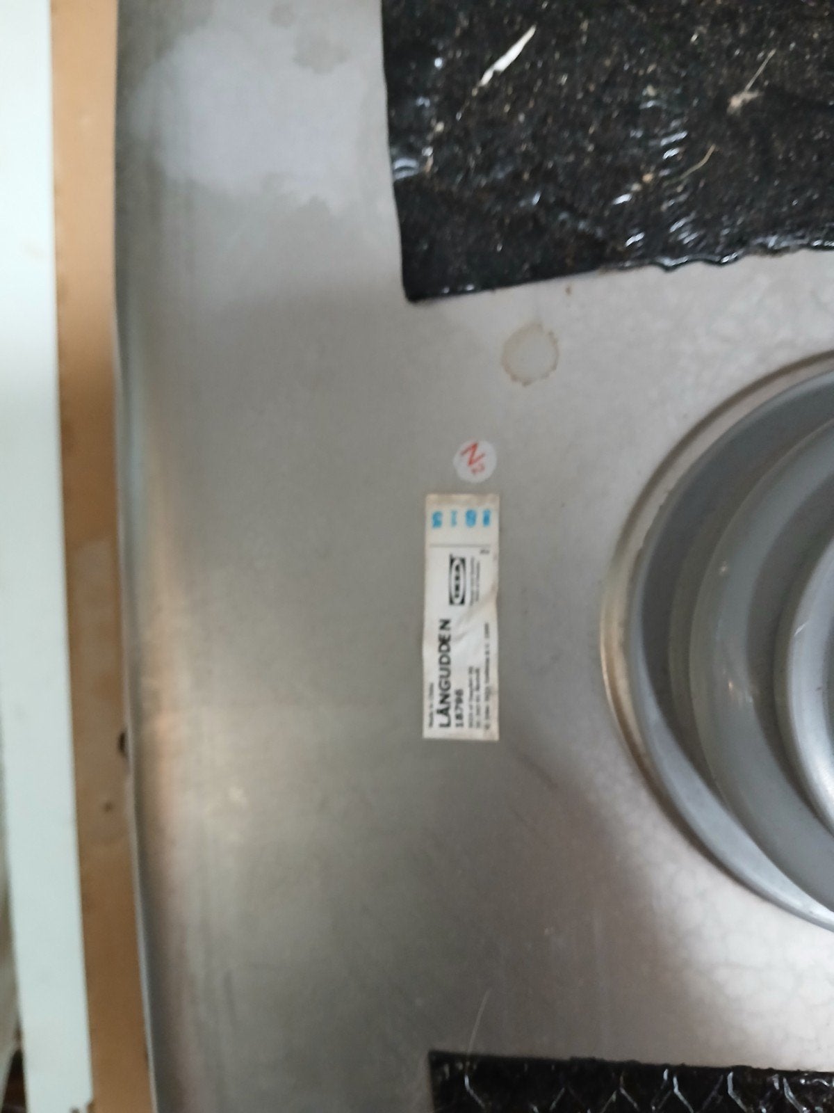 IKEA LÅNGUDDEN spoelbak, roestvrij staal, Huis en Inrichting, Ophalen, IKEA, Zilver, Metaal