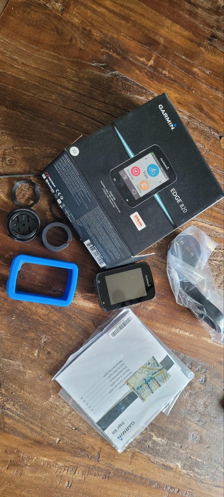 Garmin edge 820, Fietsen en Brommers, Fietsaccessoires | Fietscomputers, Ophalen of Verzenden, Draadloos, Gebruikt