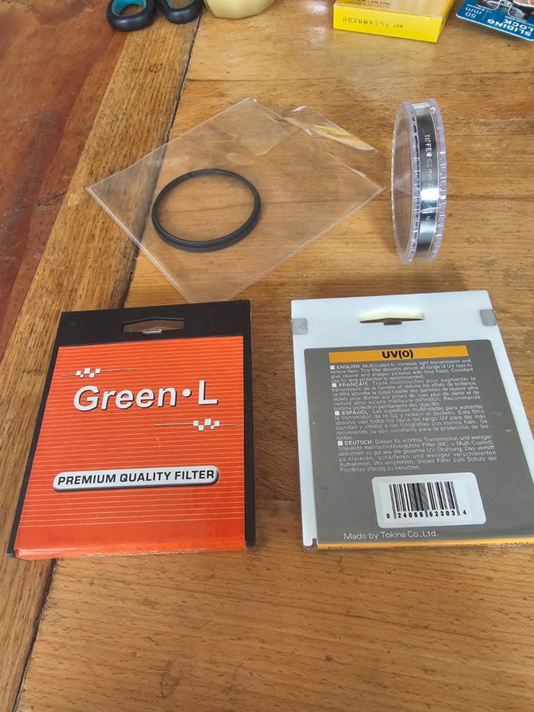 4 objectief filters 62 mm, Overige merken, 60 tot 70 mm, Overige typen, Ophalen of Verzenden