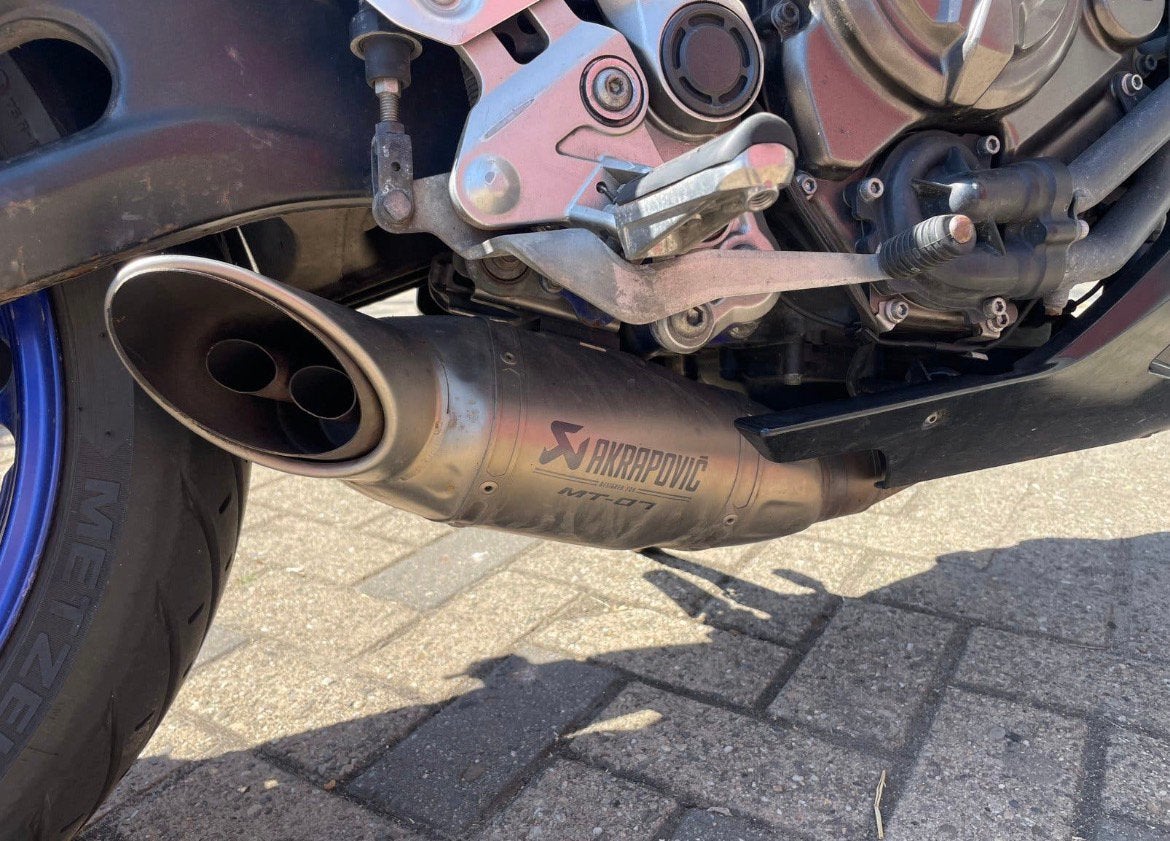 Akrapovic uitlaat yamaha mt07 mt 07 xsr tracer, Ophalen of Verzenden