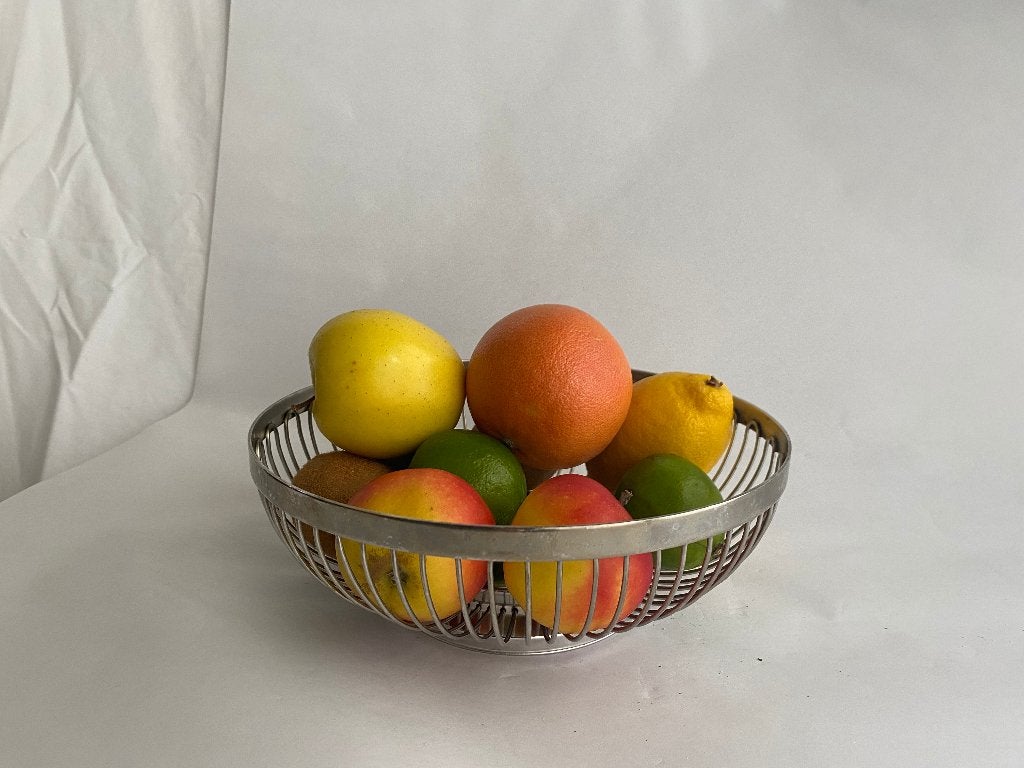 Alessi draadmand model 826 – 24cm – RVS – vintage, Ophalen, Zo goed als nieuw, Rond, Overige materialen