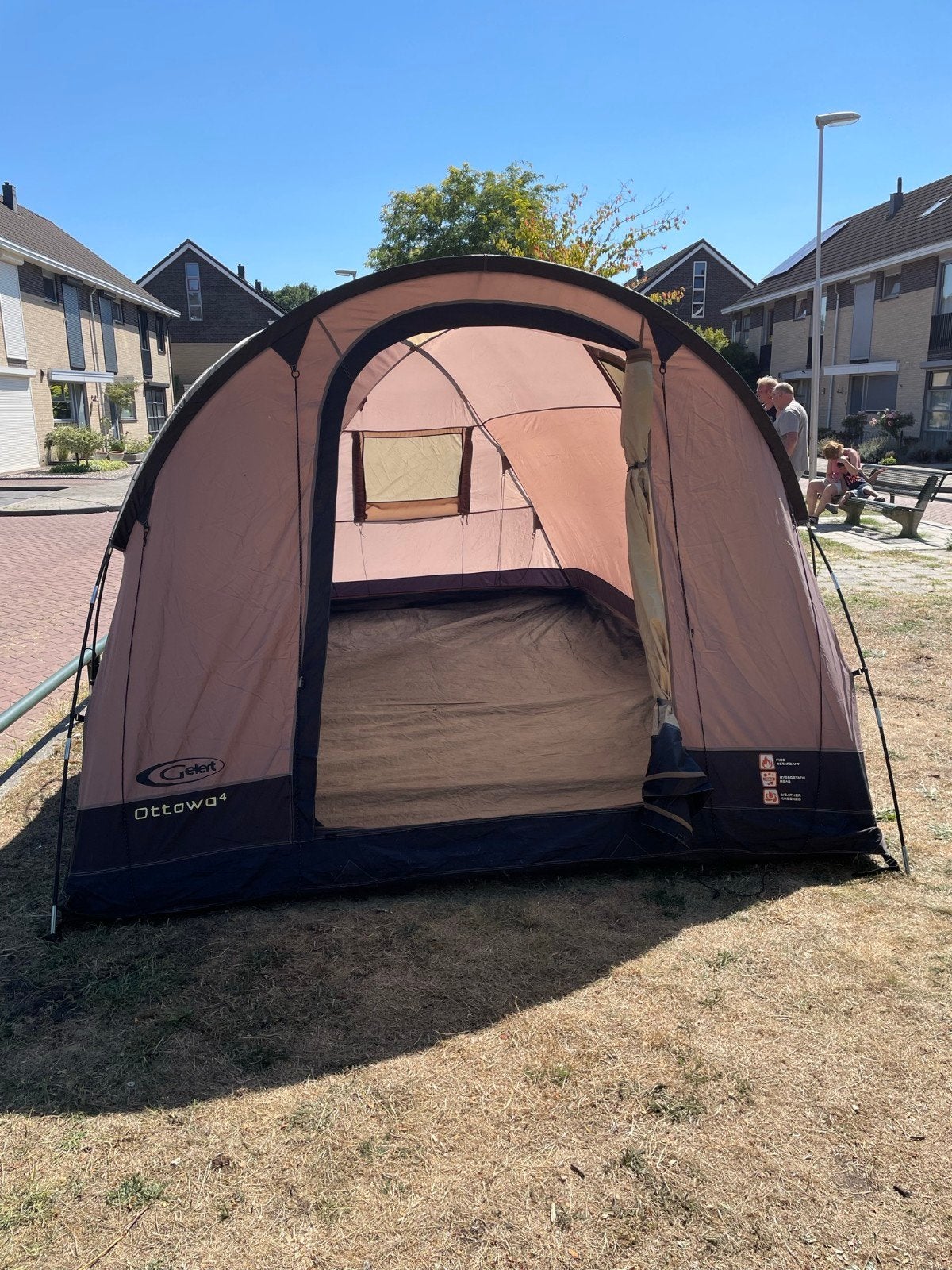 Gelert Ottawa 4 tent, Caravans en Kamperen, Tenten, Ophalen, Tot en met 4