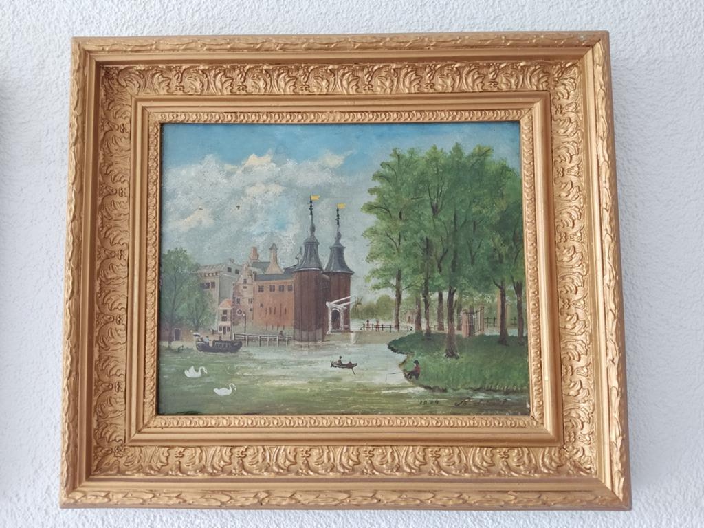 Antieke Goudse schilderijtjes (zeldzame vondst!), Ophalen