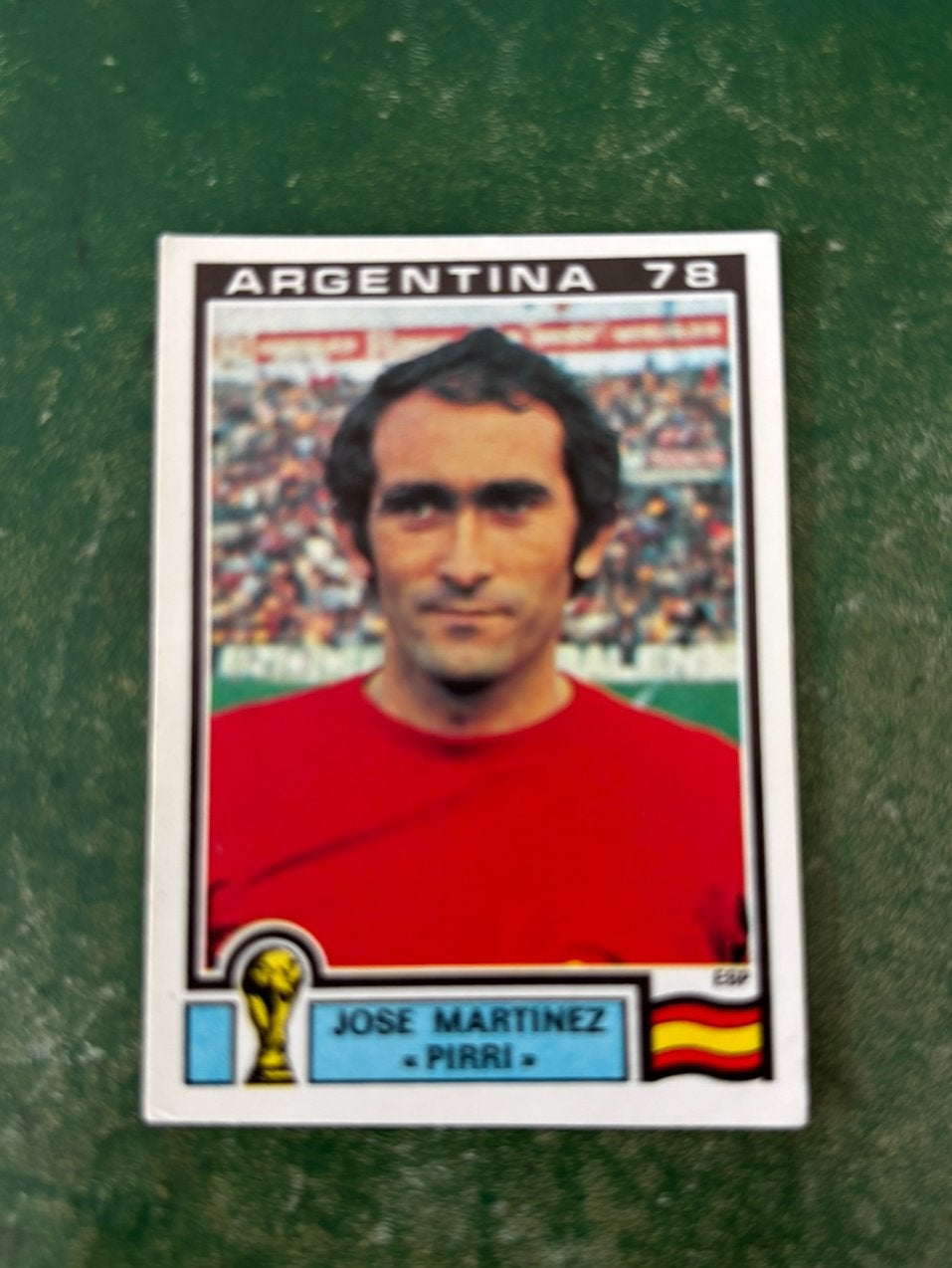 Panini plaatje Jose Martinez Pirri Spanje WK 78, Ophalen of Verzenden