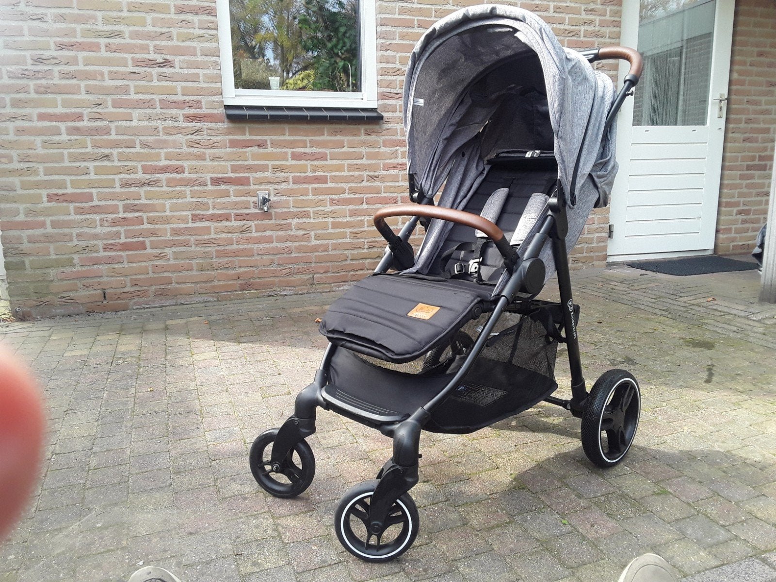 Kinderkraft wandelwagen met voetenzak en regenhoes, Kinderen en Baby's, Ophalen, Zo goed als nieuw, Overige merken, Regenhoes