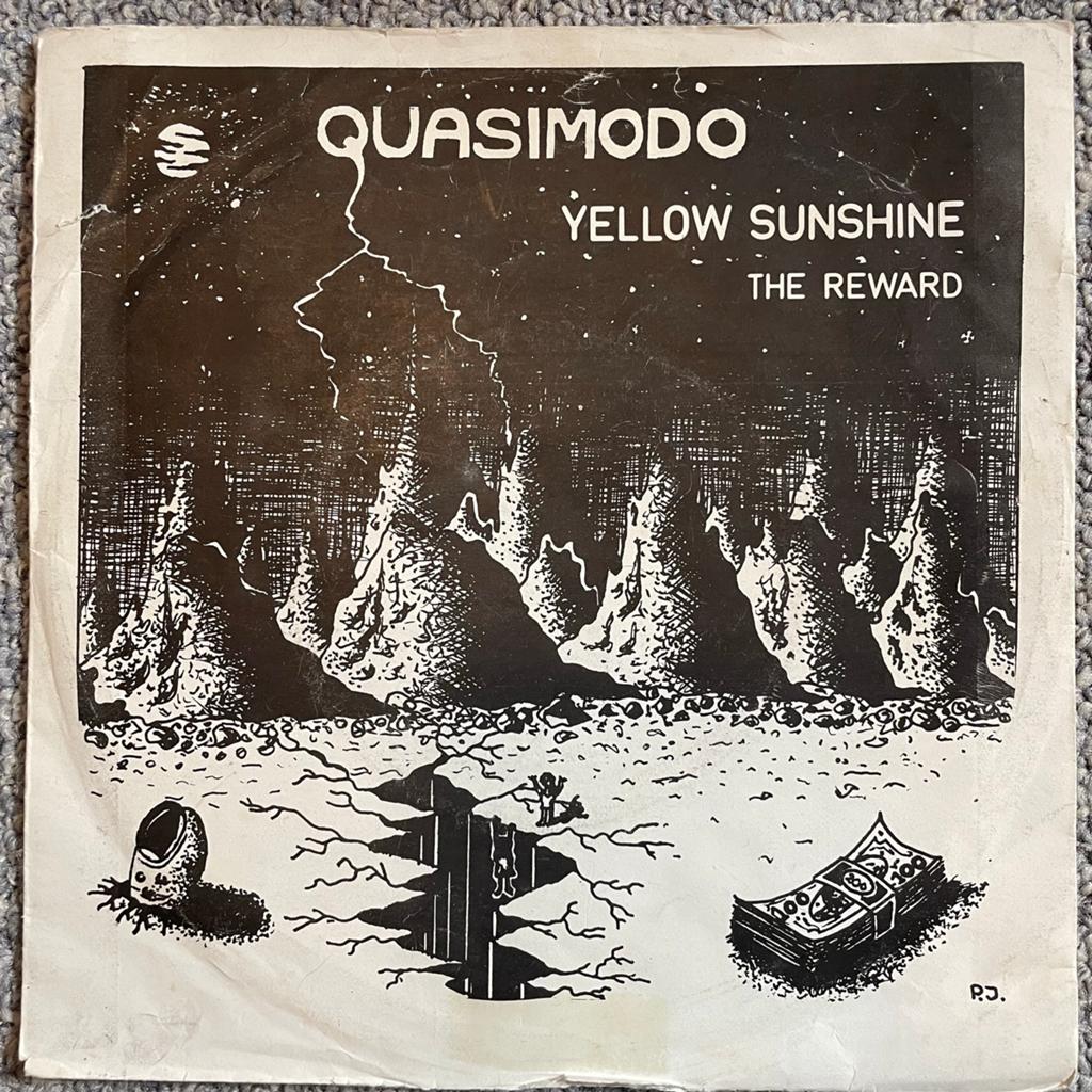 Quasimodo - Yellow Sunshine / The Reward (Single), Fotohoes, Ophalen of Verzenden, Gebruikt, Pop