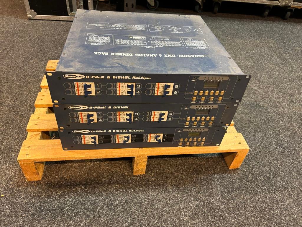 Showtec D-Pack 6 Digitale Dimmerpacks, Ophalen, Gebruikt, Licht