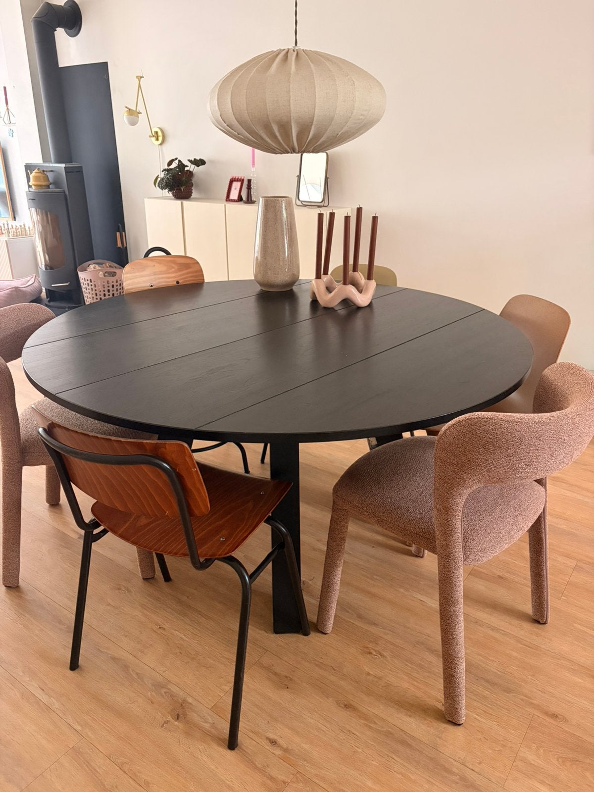 Woood rhonda xl 150cm, Ophalen, Zo goed als nieuw, Rond, 100 tot 150 cm