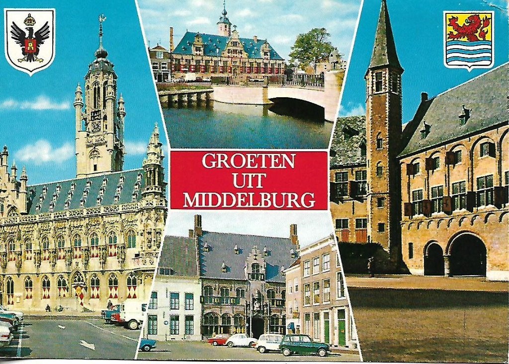 Middelburg- -4-luik., Verzenden, 1960 tot 1980, Gelopen, Zeeland