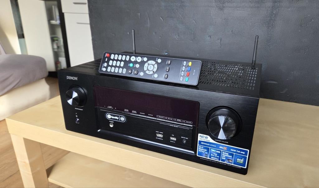 Denon AVR-X2300W Dolby Atmos, Audio, Tv en Foto, Ophalen of Verzenden, Zo goed als nieuw, 120 watt of meer, Denon