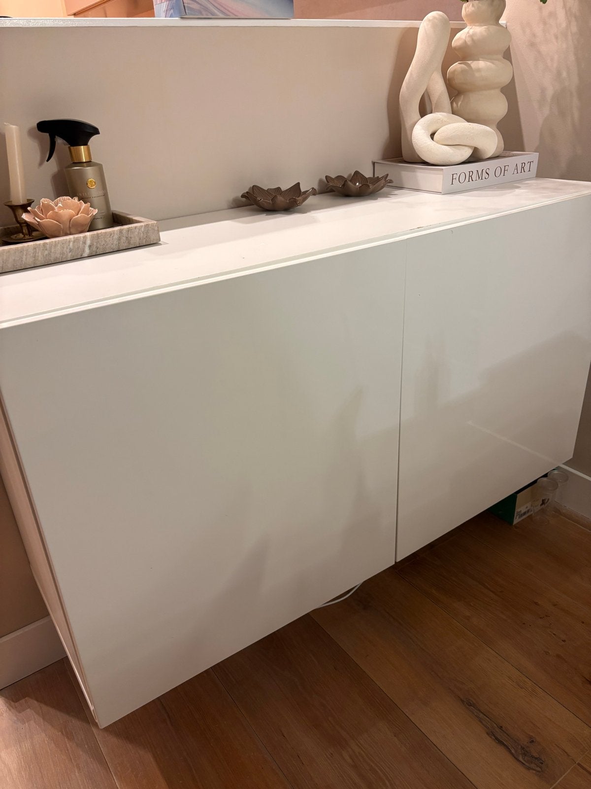 Ikea Besta hoogglans wit, Ophalen, Gebruikt
