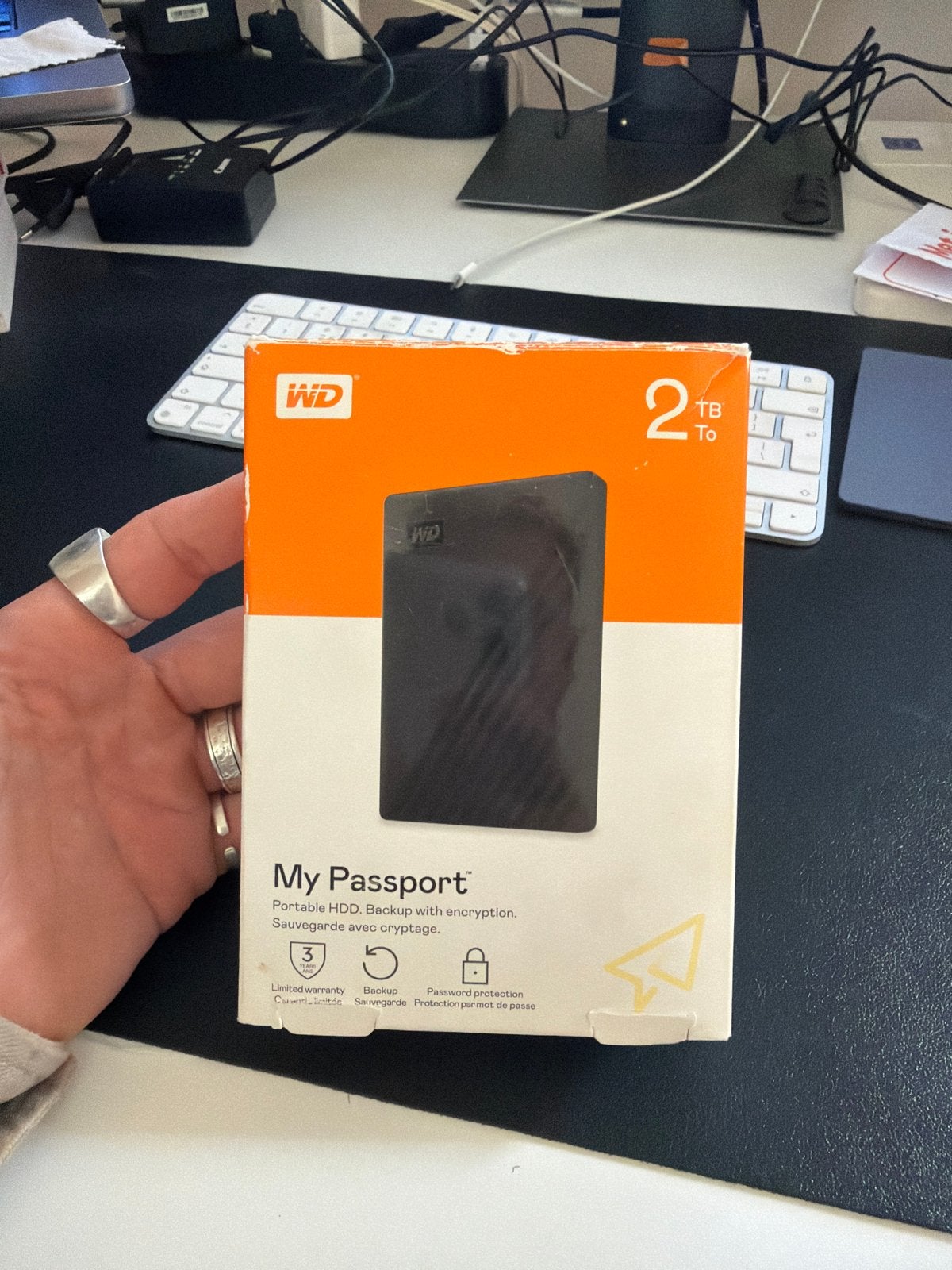 WD My Passport 2TB Externe HDD - Zo goed als nieuw, Computers en Software, Harde schijven, Ophalen, Server, HDD, Zo goed als nieuw