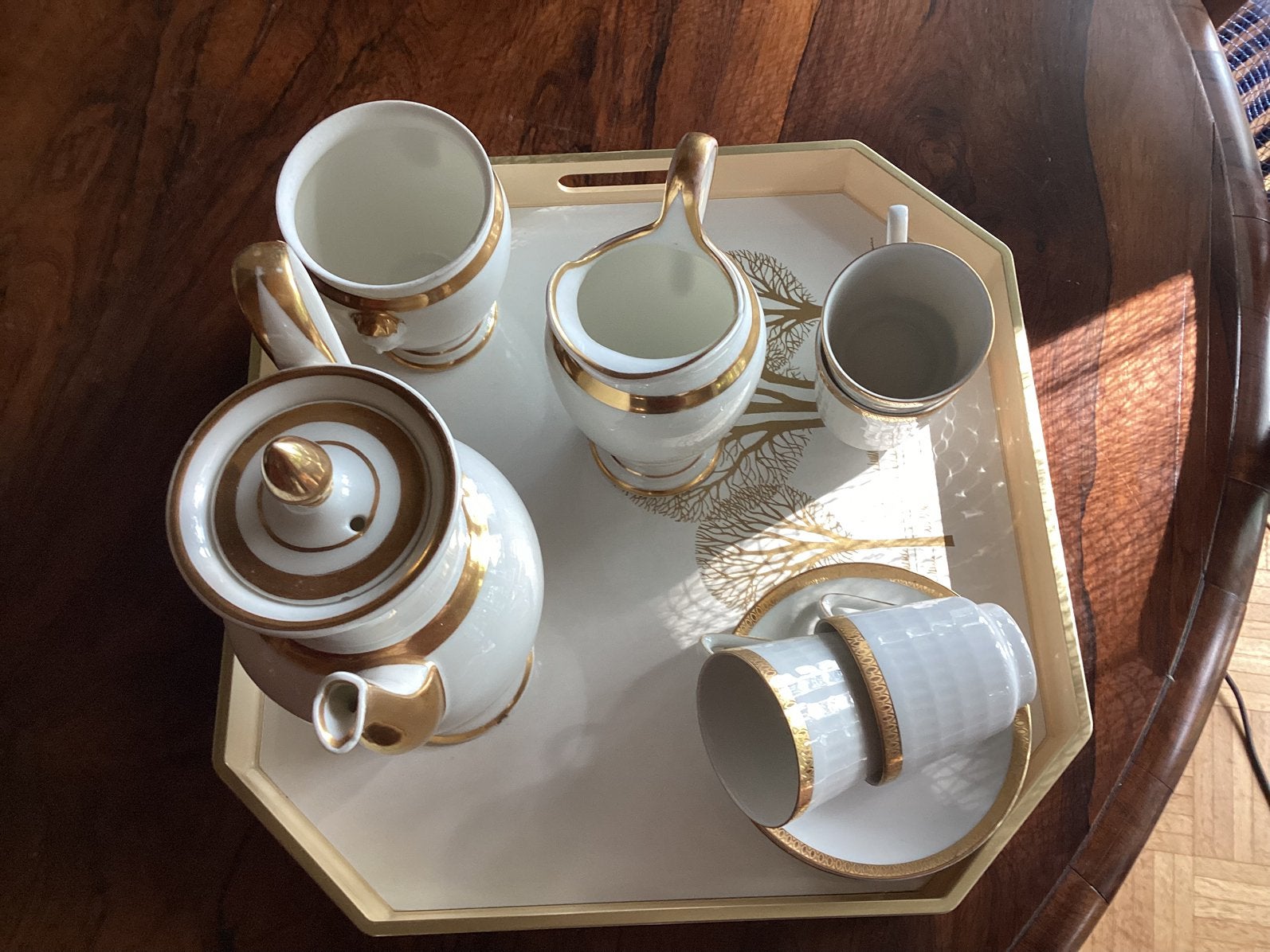 Empire koffieservice, Antiek en Kunst, Antiek | Servies compleet, Ophalen of Verzenden