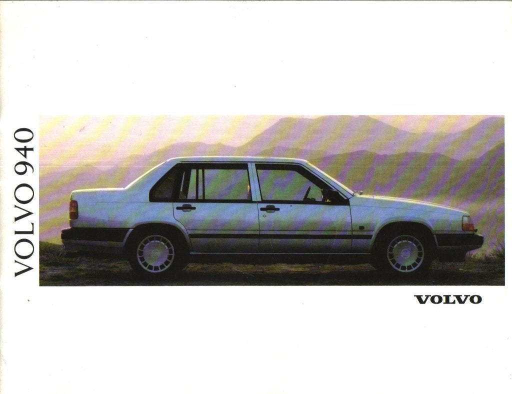 Brochure Volvo 940 1991, Boeken, Ophalen of Verzenden, Gelezen, Volvo