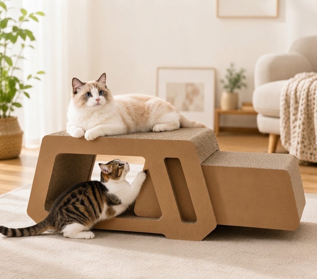 Krab karton voor katten, Verzenden, Nieuw, Krabpaal