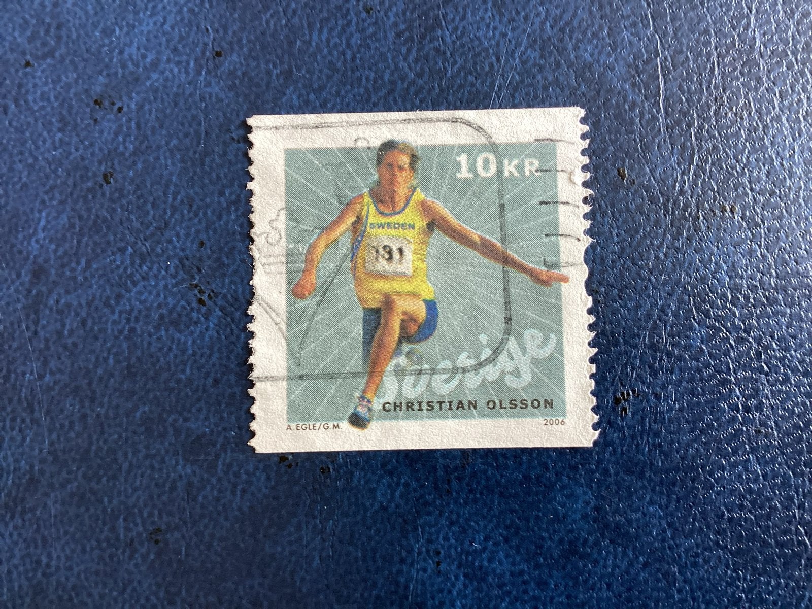 Zweden 2006- Mi.2541- Christian Olsson 10 KR, Verzenden, Zweden, Gestempeld