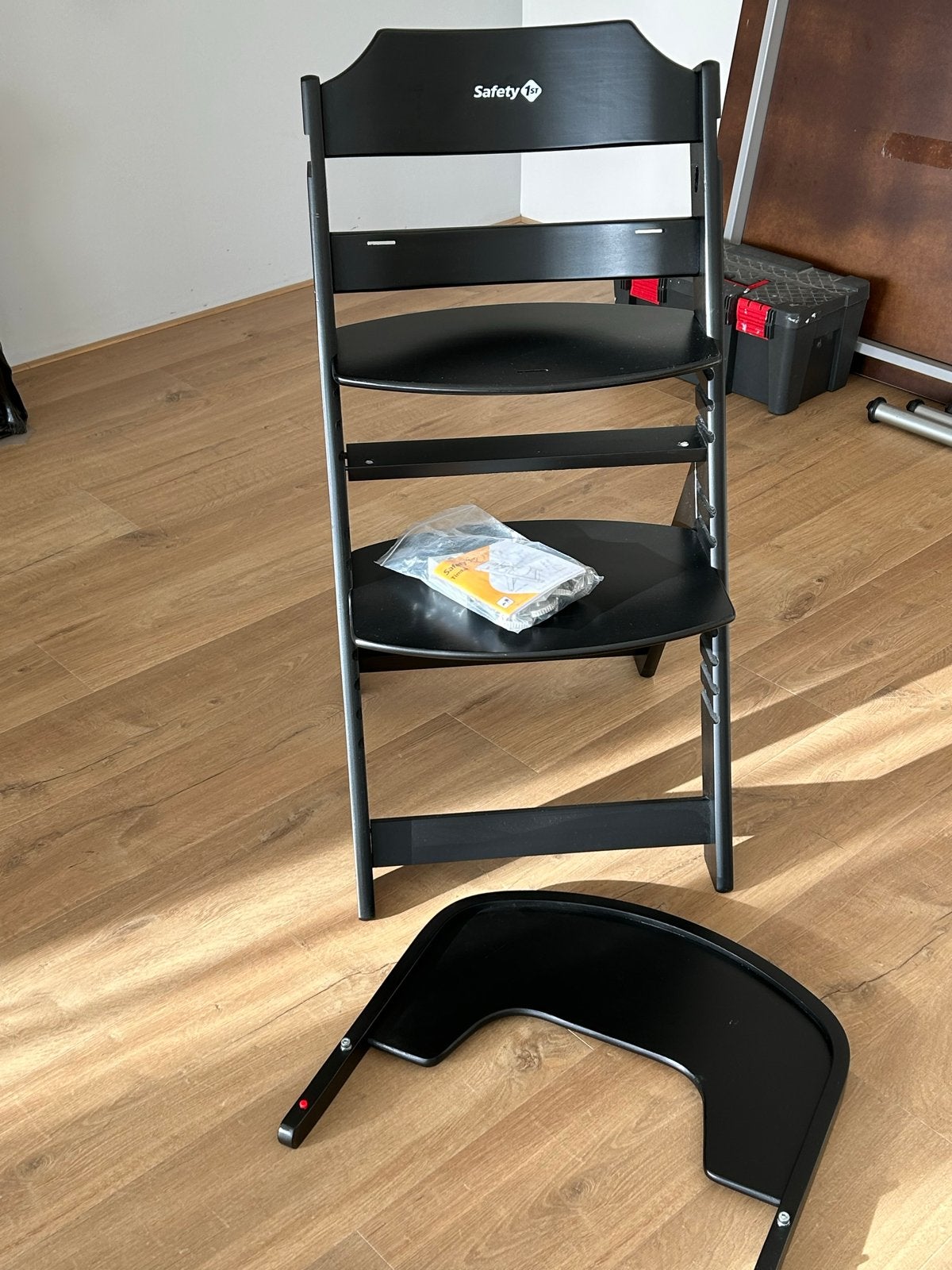 Safety 1st Timba Meegroeistoel - Zwart, Ophalen, Zo goed als nieuw, Meegroeistoel, Afneembaar eetblad