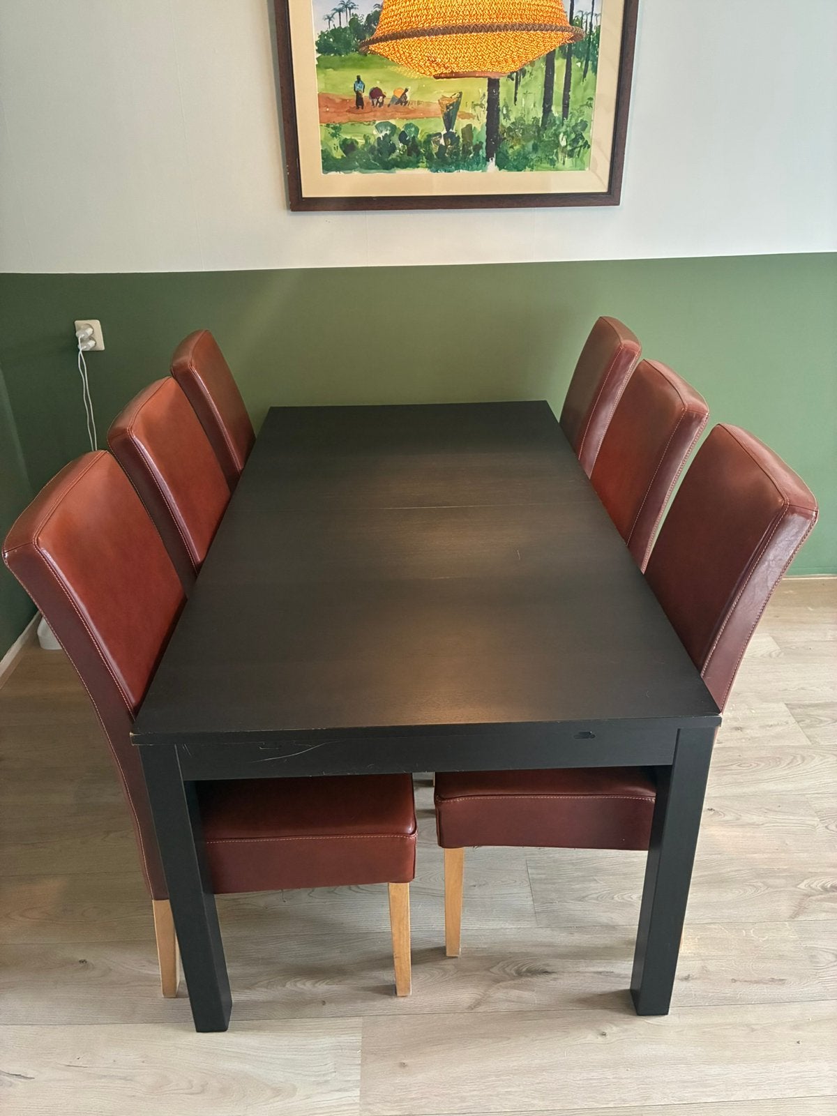 GRATIS ikea Bjursta uitschuifbare eettafel, Huis en Inrichting, Tafels | Eettafels, Ophalen, Gebruikt