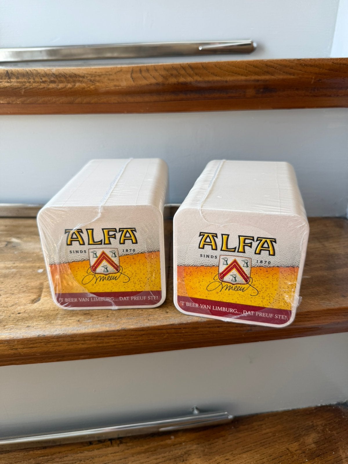 Bierviltjes Alfa bier, Verzamelen, Biermerken, Ophalen of Verzenden, Nieuw, Viltje(s), Overige merken