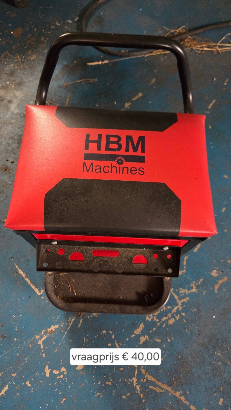 HBM Machines Werkplaatskruk / Montagestoel, Auto diversen, Ophalen of Verzenden, Gebruikt