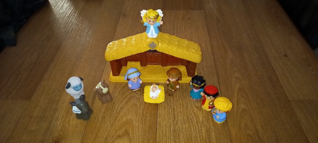 Fisher-Price little people kerststal ., Kinderen en Baby's, Speelgoed | Fisher-Price, Ophalen of Verzenden, Zo goed als nieuw