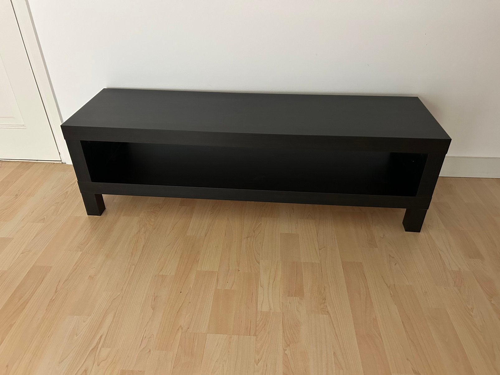 Tv meubel zwart, Ophalen, 100 tot 150 cm, Zo goed als nieuw, Minder dan 100 cm