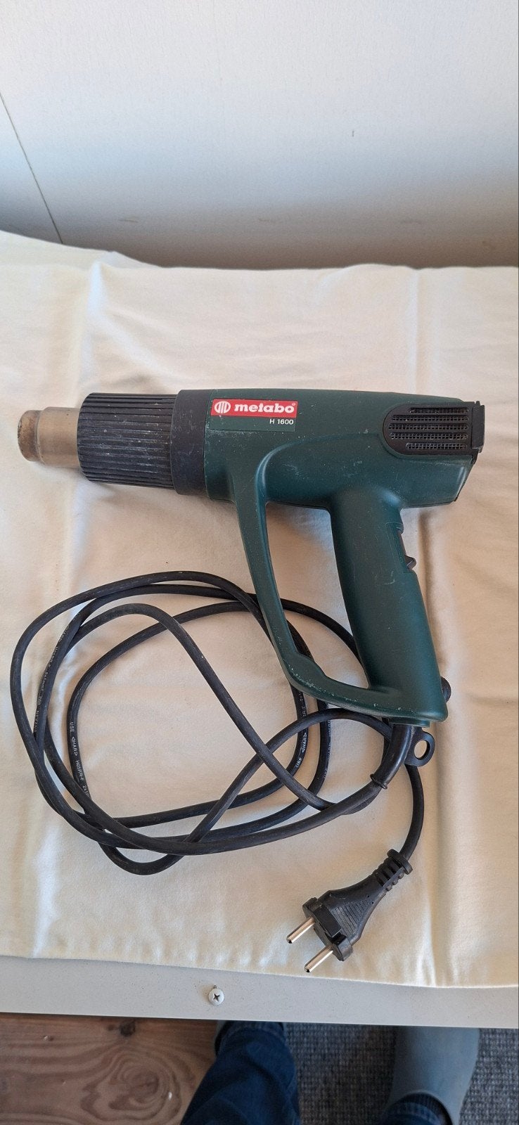 Metabo H 1600 Verfafbrander / Hetelucht Föhn 1600W, Ophalen of Verzenden