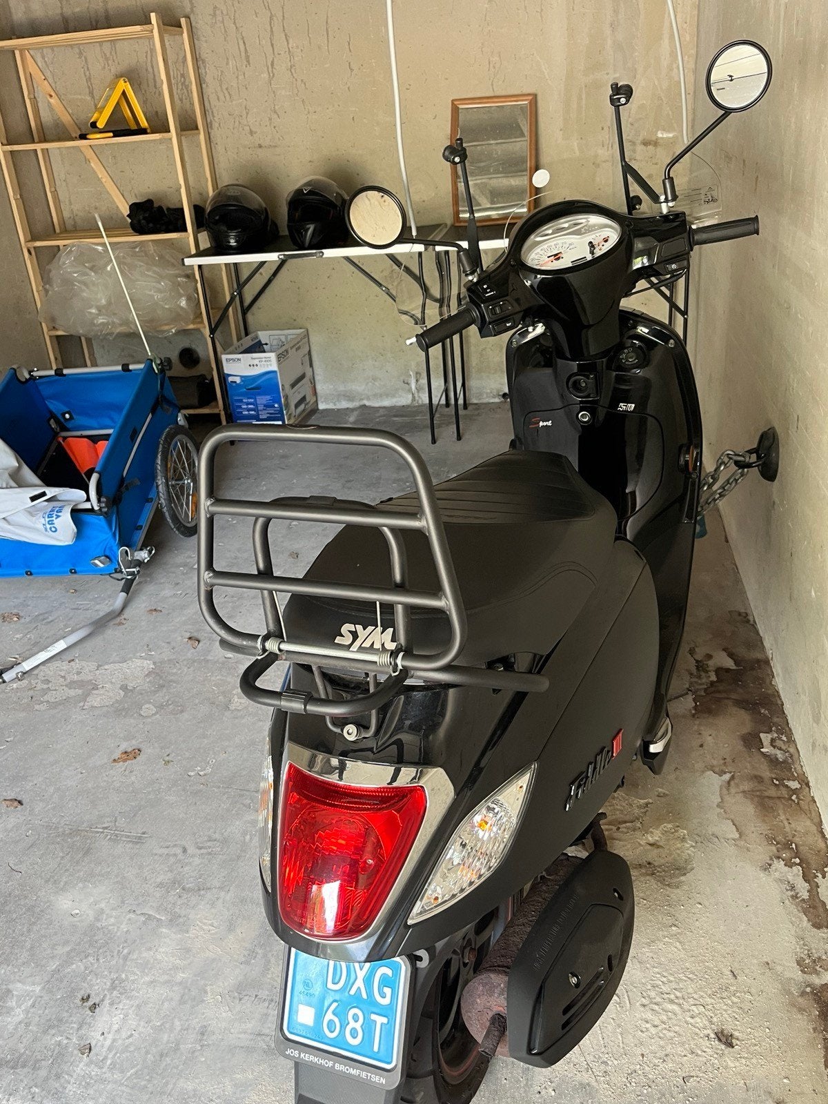 Sym Fiddle Scooter met windscherm en accessoires, Ophalen, Gebruikt, Benzine, Fiddle