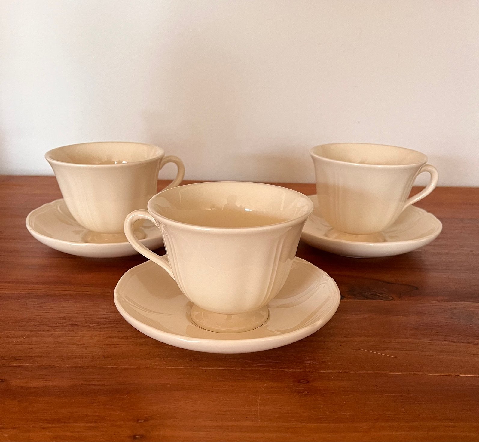 Wedgwood Queen’s Plain kopjes 3x, Ophalen of Verzenden