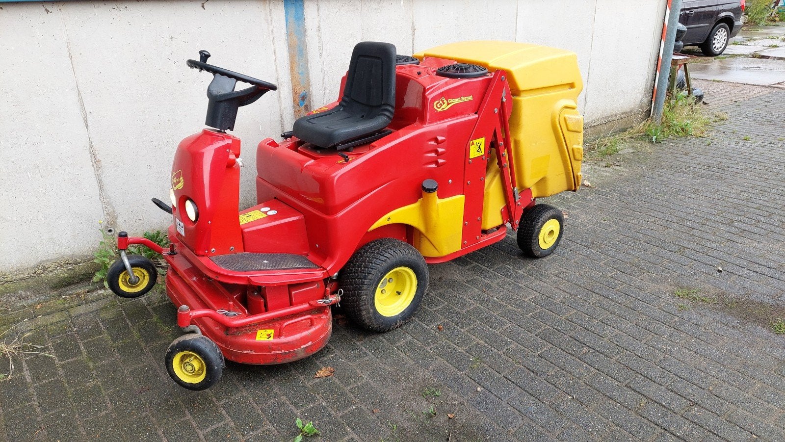 Gianni Ferrari zitmaaier, Ophalen, Zo goed als nieuw, Elektrische starter, Gianni Ferrari