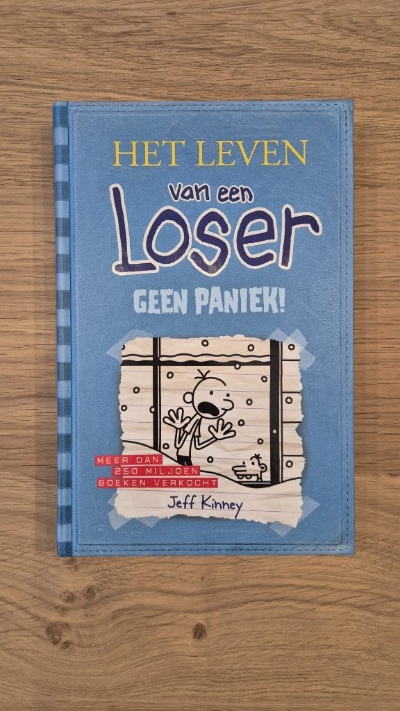 Het Leven van een Loser: Geen Paniek! - zgan, Ophalen of Verzenden, Zo goed als nieuw, Jeff Kinney, Fictie