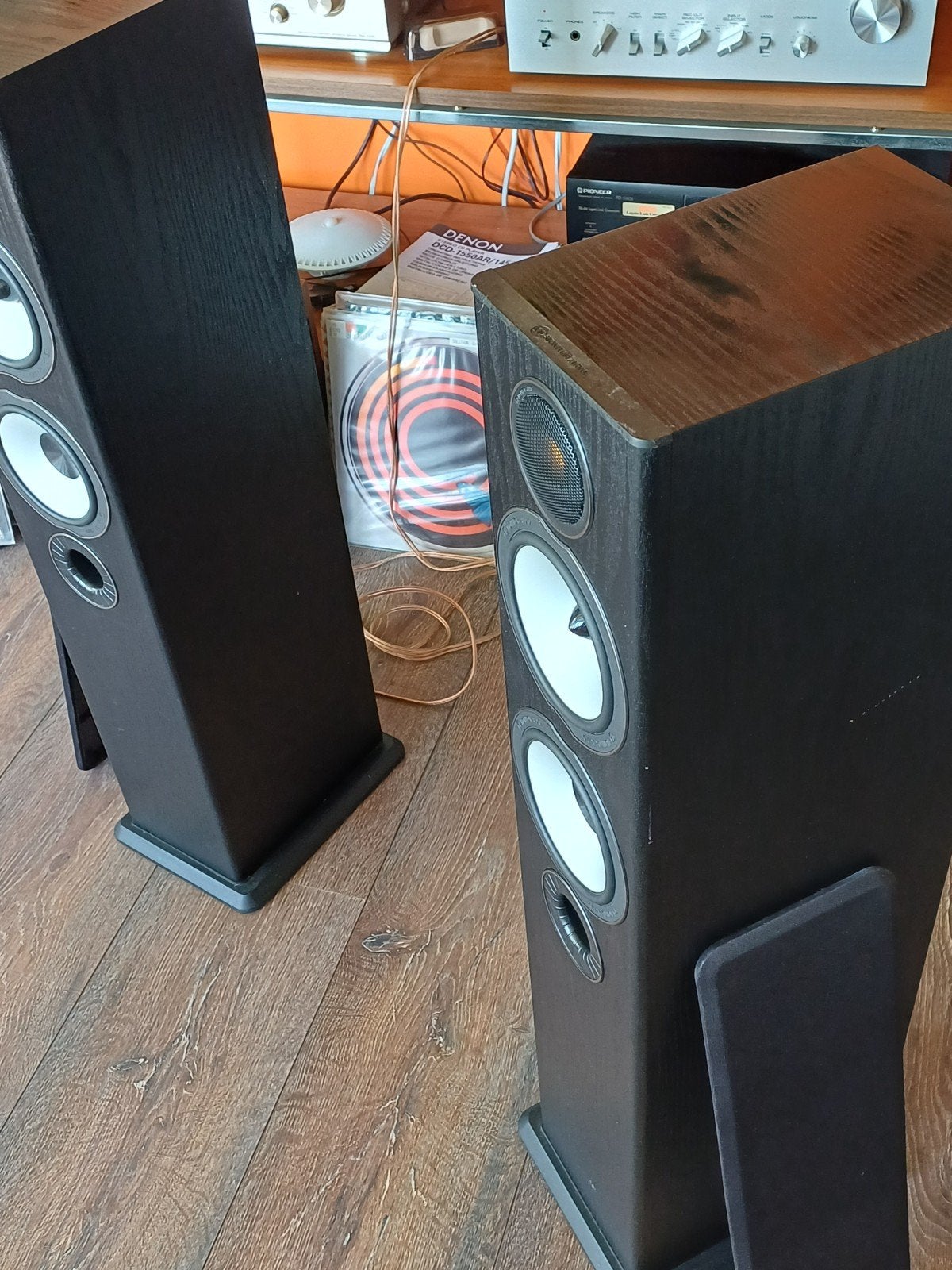Monitor Audio Bronze BX5 zuilspeakers - Topstaat!, Ophalen, Vloerstaande luidspreker, 120 tot 150 watt, Zo goed als nieuw
