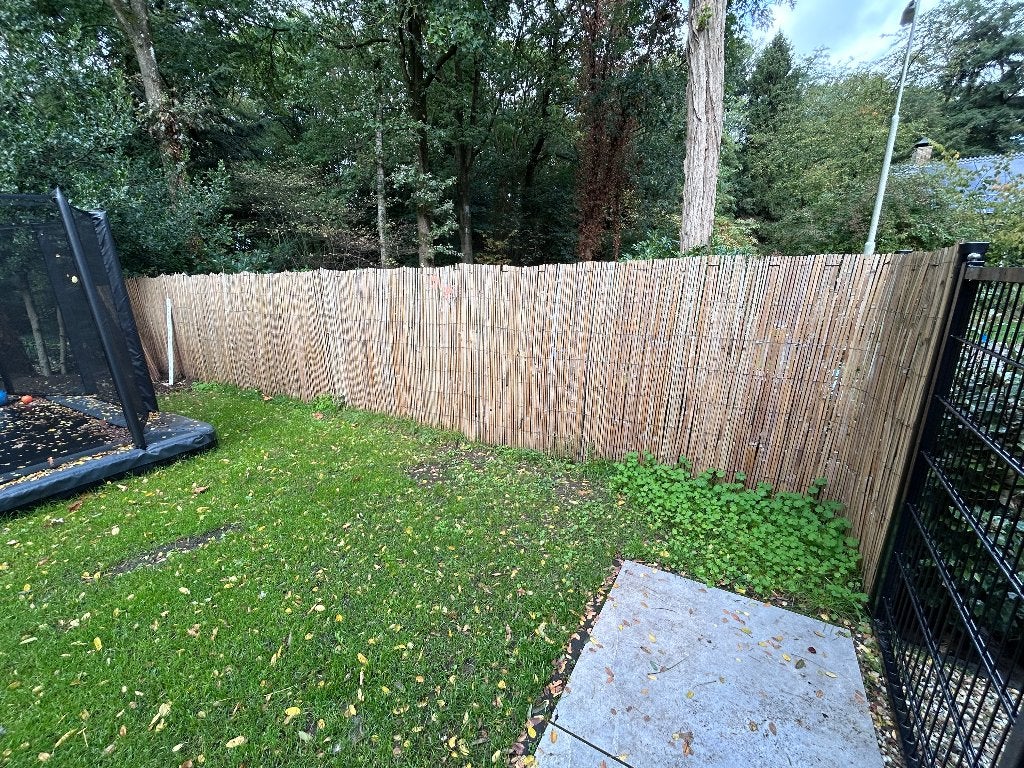 Bamboe hek 10m x 1.50, Ophalen, Gebruikt, Overige materialen, Tuinhek