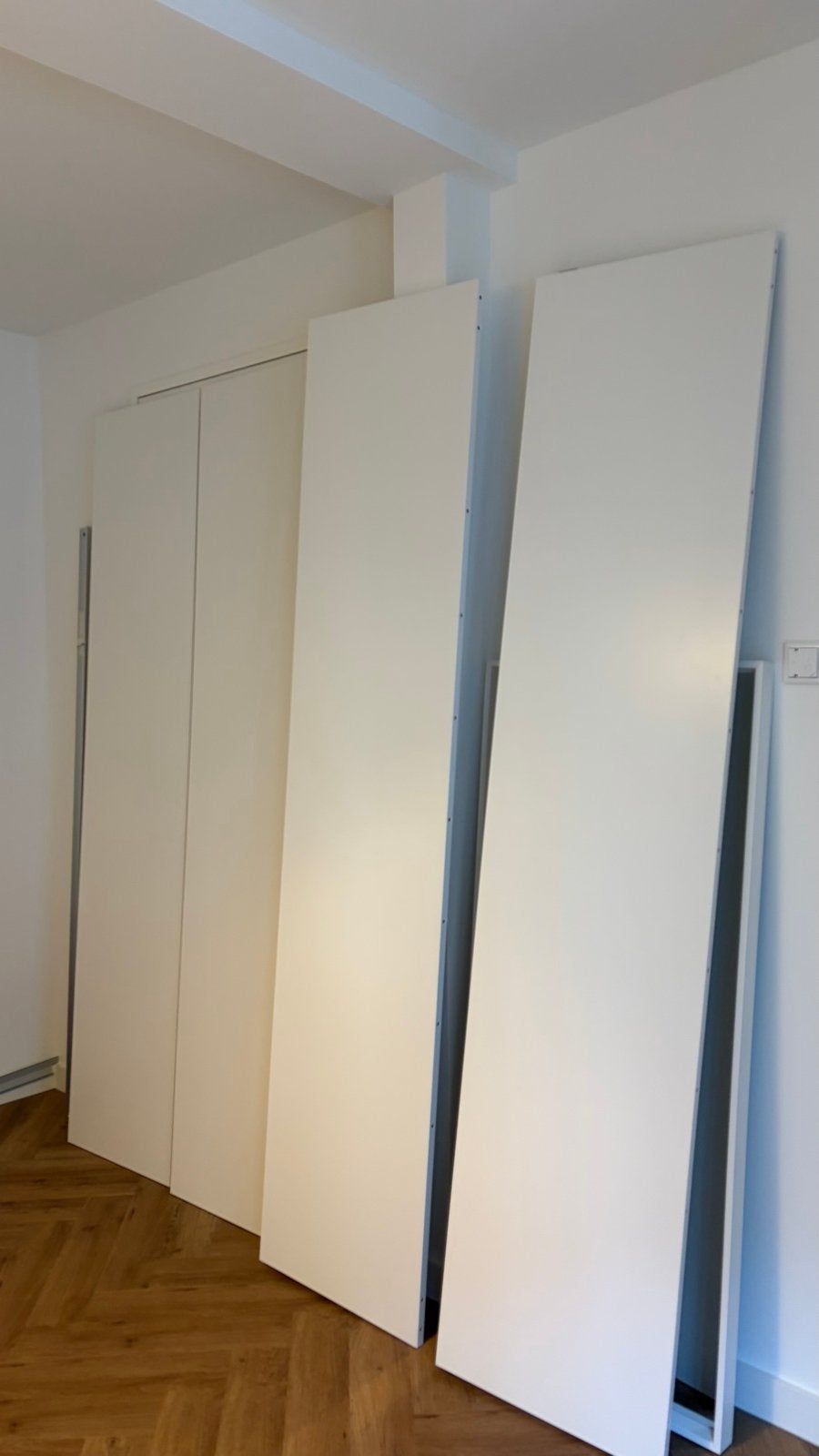 HASVIK deuren voor IKEA Pax kast wit 200x236, 200 cm of meer, 150 tot 200 cm, Ophalen of Verzenden, Zo goed als nieuw